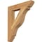 Ekena Millwork Funston Slat Rough Sawn Bracket, Western Red Cedar, 4"W x 24"D x 28"H BKT04X24X28FST06RWR - alternate 1